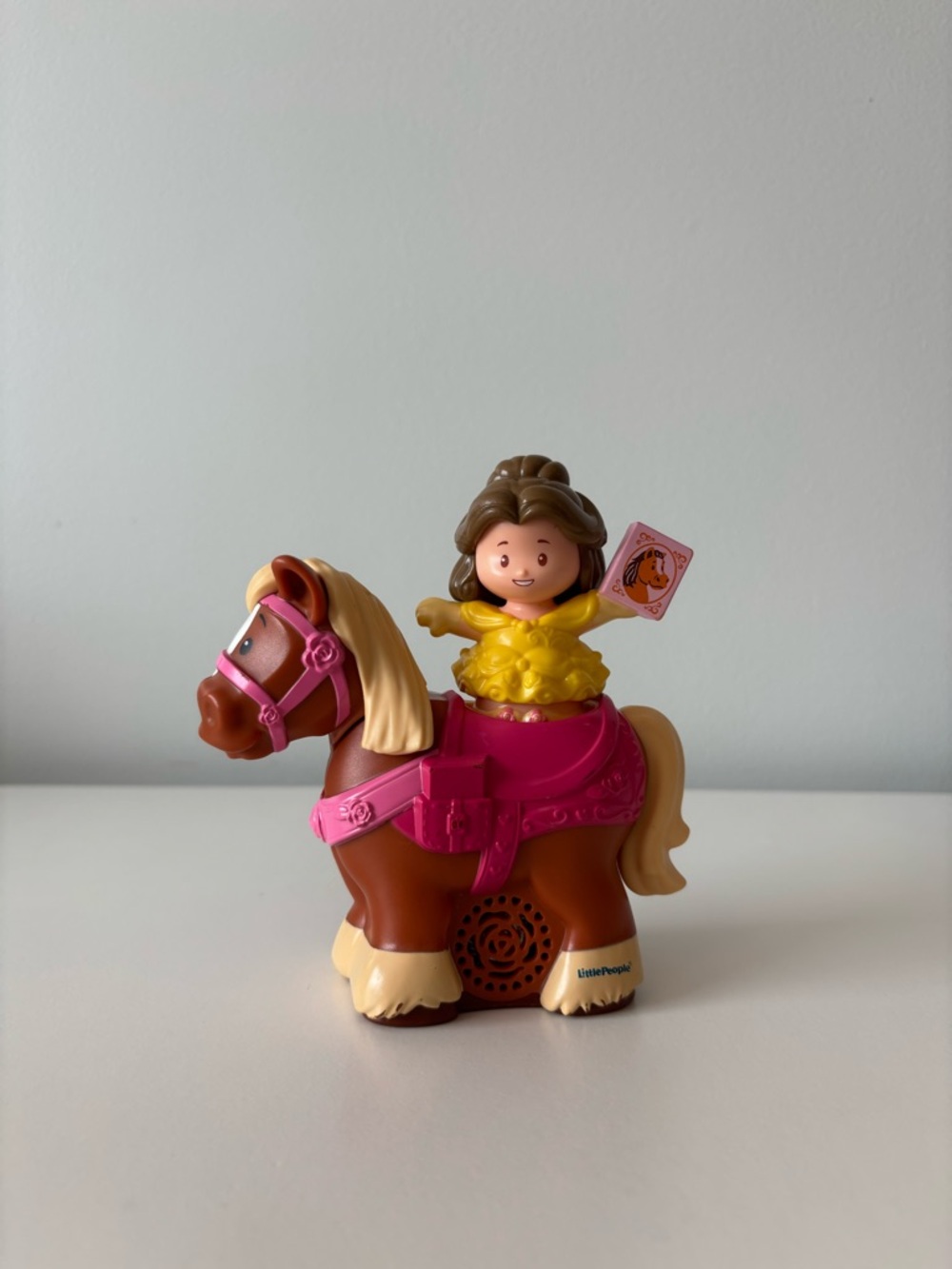 Little People- Belle Princess Figure on Musical Horse